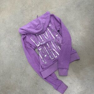 PINK Victoria's Secret Lavender Cowl Neck Sweater
